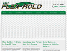 Tablet Screenshot of gibcoflexmold.com